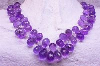 Amethyst Tropfen facettiert